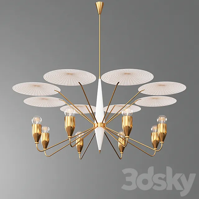 Peggy Modern Chandelier 3D Model
