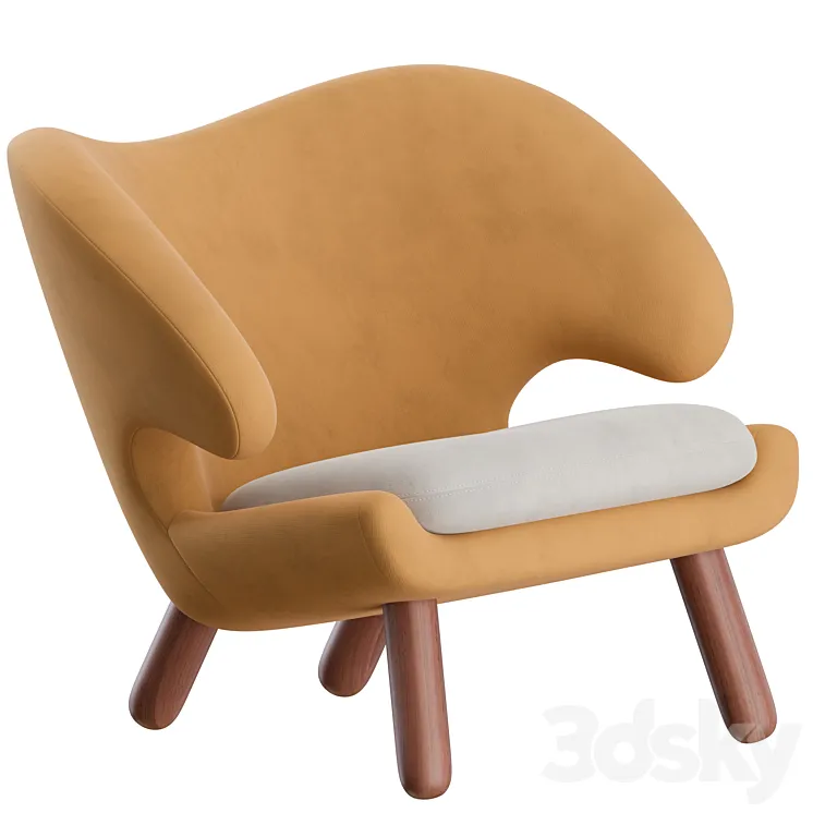 Pelican Chair by Finn Juhl 3D Model Free Download