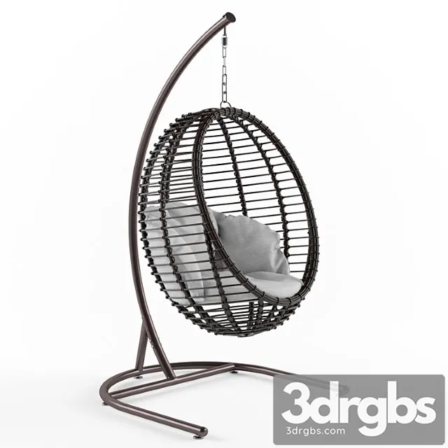 Pendant armchair bliss from rammus 3D Model Download