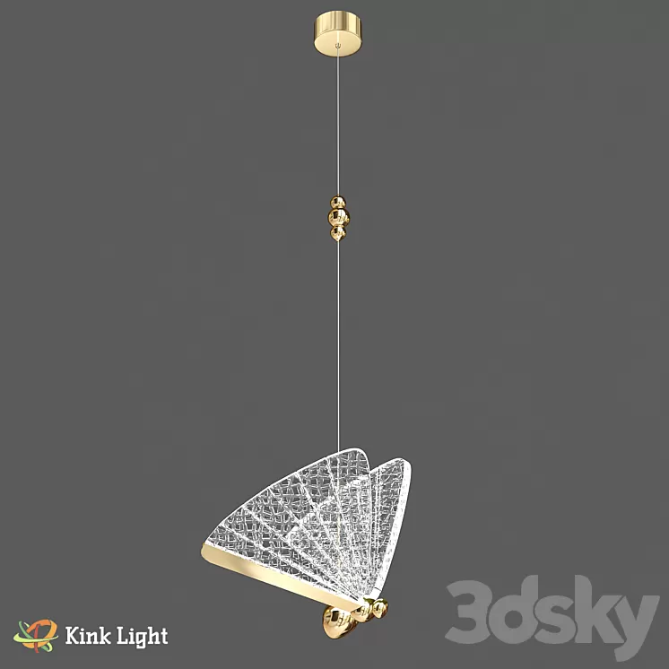 Pendant Butterfly gold 08444-1A 33; 08444-1B 33 OM 3D Model