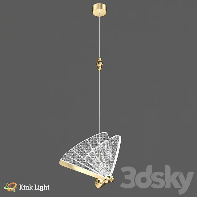 Pendant Butterfly gold 08444-1A. 33; 08444-1B. 33 OM 3DModel