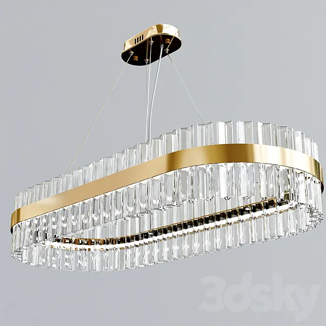 Pendant chandelier Cloyd 10612 3D Model Pendant chandelier Cloyd 10612 3D Model