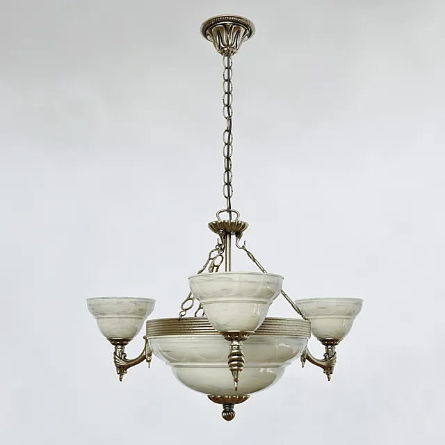 Pendant chandelier Eglo Marbella 85857 3D Model Pendant chandelier Eglo Marbella 85857 3D Model