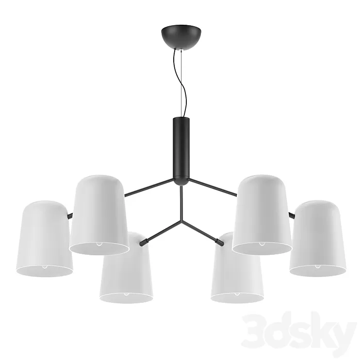 Pendant chandelier F-Promo Trick 2762-6P 3D Model Free Download