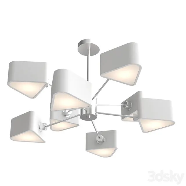 Pendant chandelier Freya BRIANNE FR5040PL-08CH 3D Model Pendant chandelier Freya BRIANNE FR5040PL-08CH 3D Model