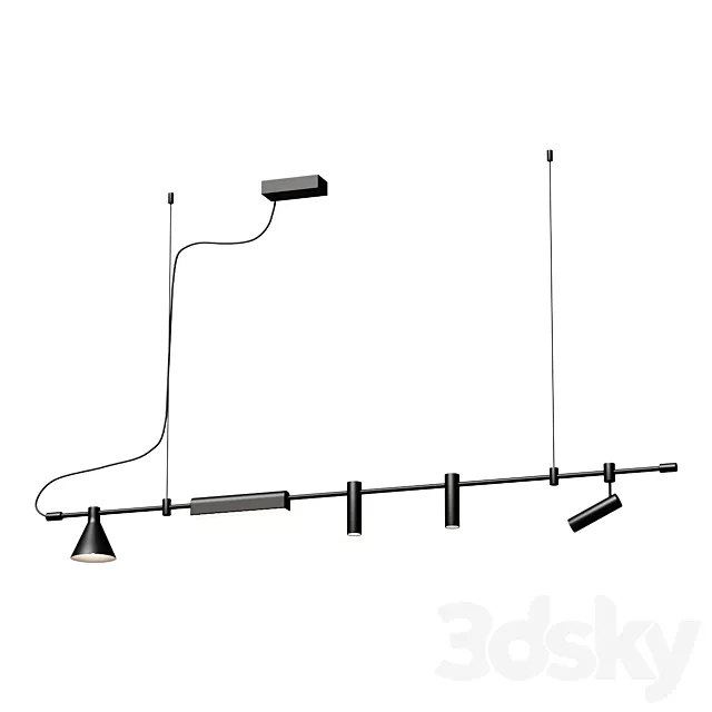 Pendant Chandelier huiyue hy8025 Pendant lamp 3D Model Pendant Chandelier huiyue hy8025 Pendant lamp 3D Model