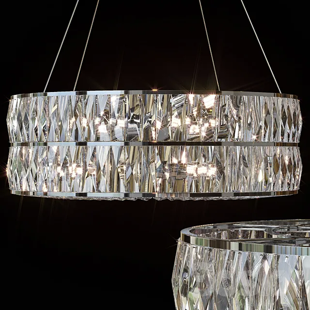 Pendant chandelier LISANNE by Lampatron 3D Model Pendant chandelier LISANNE by Lampatron 3D Model
