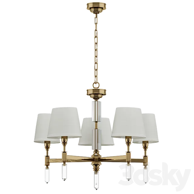 Pendant chandelier Odeon Light 4894_5 LONDON 3D Model Pendant chandelier Odeon Light 4894_5 LONDON 3D Model