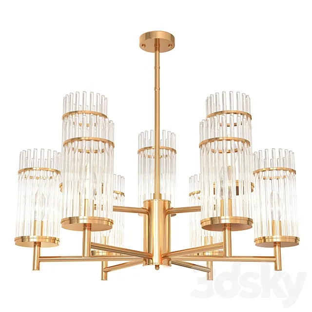 Pendant chandelier Odeon Light Formia 3D Model Pendant chandelier Odeon Light Formia 3D Model