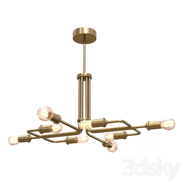 Pendant chandelier triumph 3D Model
