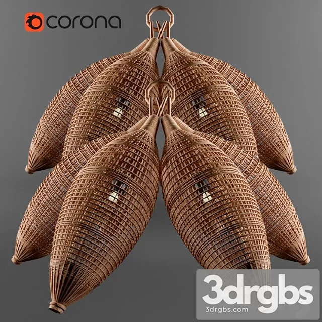 Pendant chandelier_3 3D Model Download Pendant chandelier_3 3D Model Download