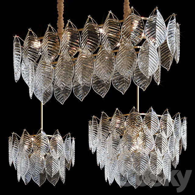 Pendant chandeliers Modern Chandelier Umea 3D Model Pendant chandeliers Modern Chandelier Umea 3D Model