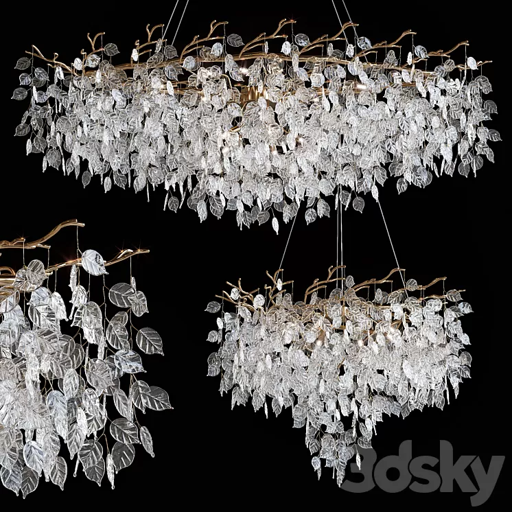 Pendant chandeliers MODESTYLE 3D Model Free Download
