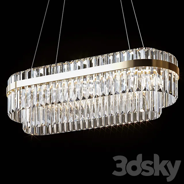 Pendant chandeliers VOYAGE L by lampatron 3D Model Pendant chandeliers VOYAGE L by lampatron 3D Model