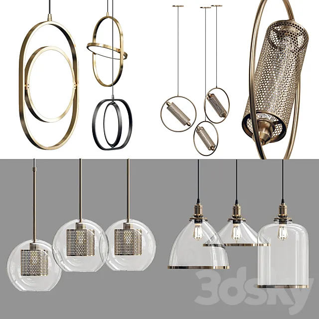 pendant collaction 3DModel