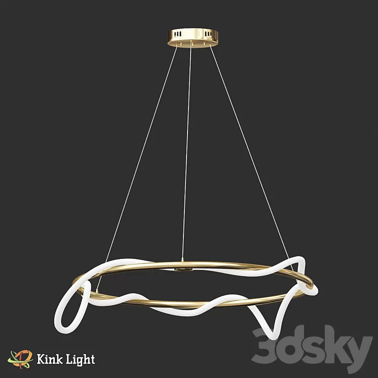 Pendant Dahlia gold 08040-6020 OM 3D Model