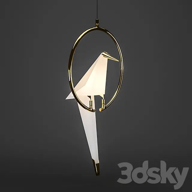 Pendant lamp BLS 11978 Origami Bird 3DModel