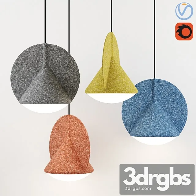 Pendant lamp bolia the stamp 3D Model Download Pendant lamp bolia the stamp 3D Model Download