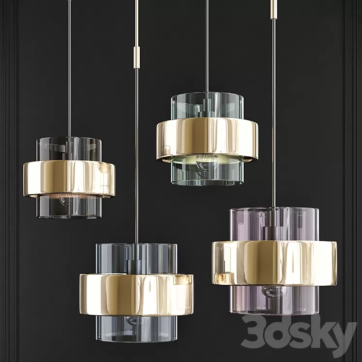 Pendant lamp BOTELLO 3D Model Pendant lamp BOTELLO 3D Model