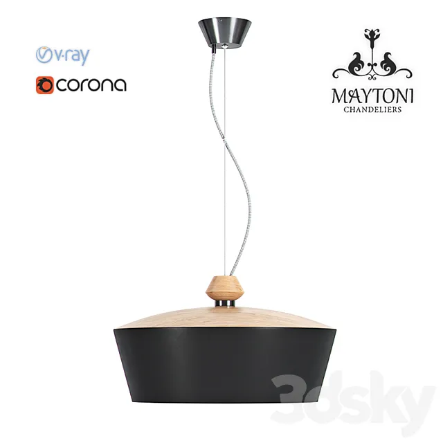 Pendant lamp BRAVA MOD239-05-B_MY 3DModel