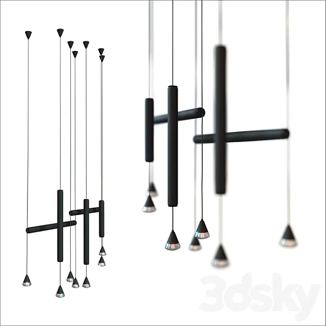Pendant lamp BROKIS PURO 3D Model Pendant lamp BROKIS PURO 3D Model