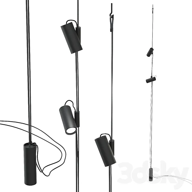 Pendant lamp Cima 3D Model