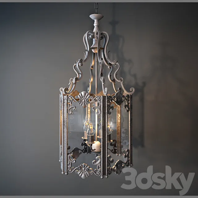 Pendant Lamp Classic 3DModel Pendant Lamp Classic 3DModel
