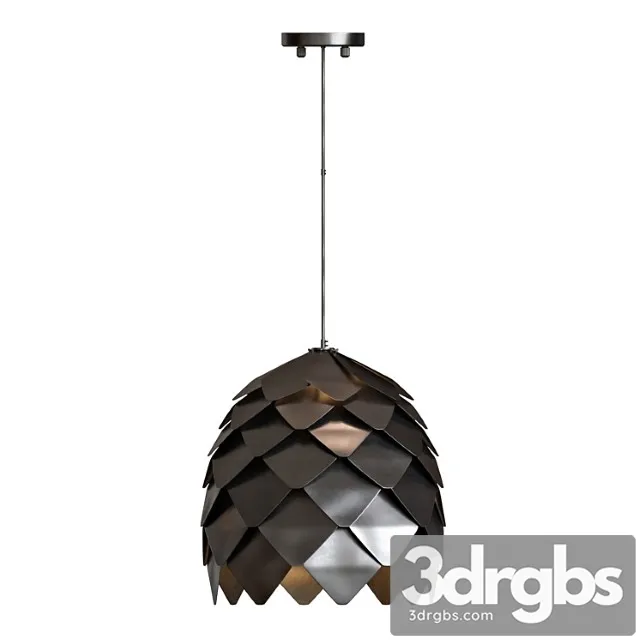 Pendant lamp crimea pine cone black 3D Model Download Pendant lamp crimea pine cone black 3D Model Download