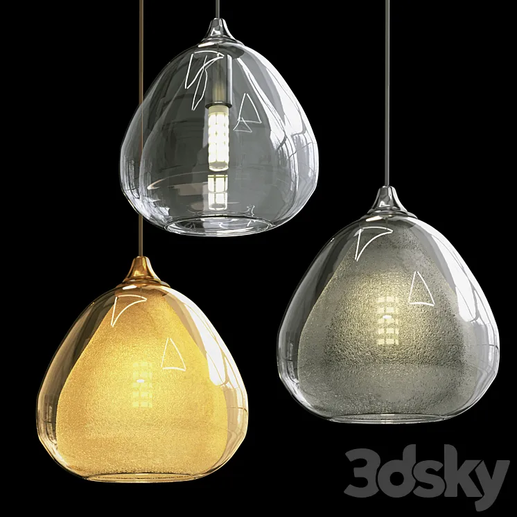 Pendant lamp Crystal Lux VERANO SP1 3D Model Free Download