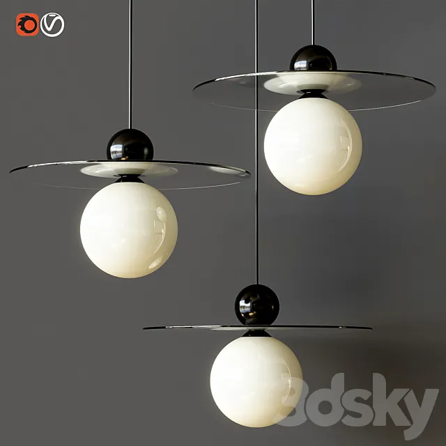 Pendant lamp Dafs 3D Model Pendant lamp Dafs 3D Model