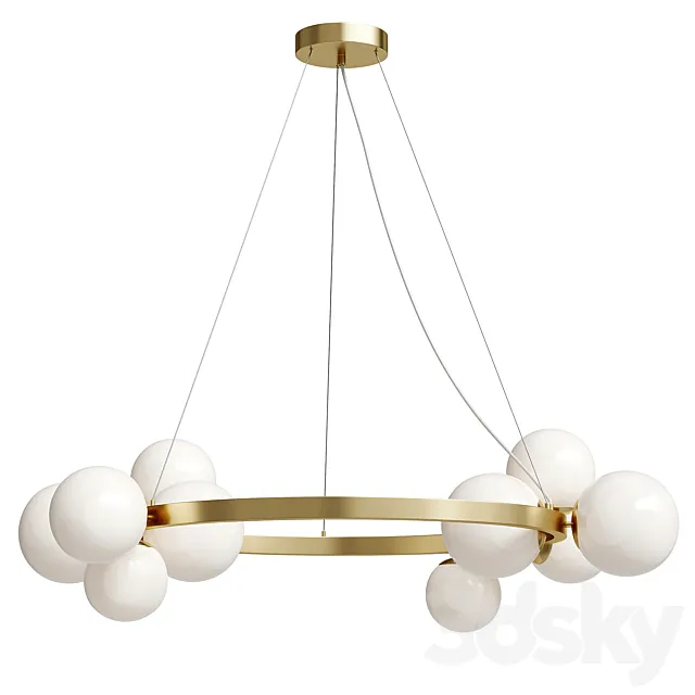 Pendant lamp Dallas by maytoni 3D Model Pendant lamp Dallas by maytoni 3D Model