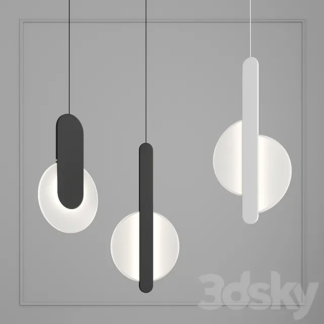 Pendant lamp Eclipse 3D Model Pendant lamp Eclipse 3D Model