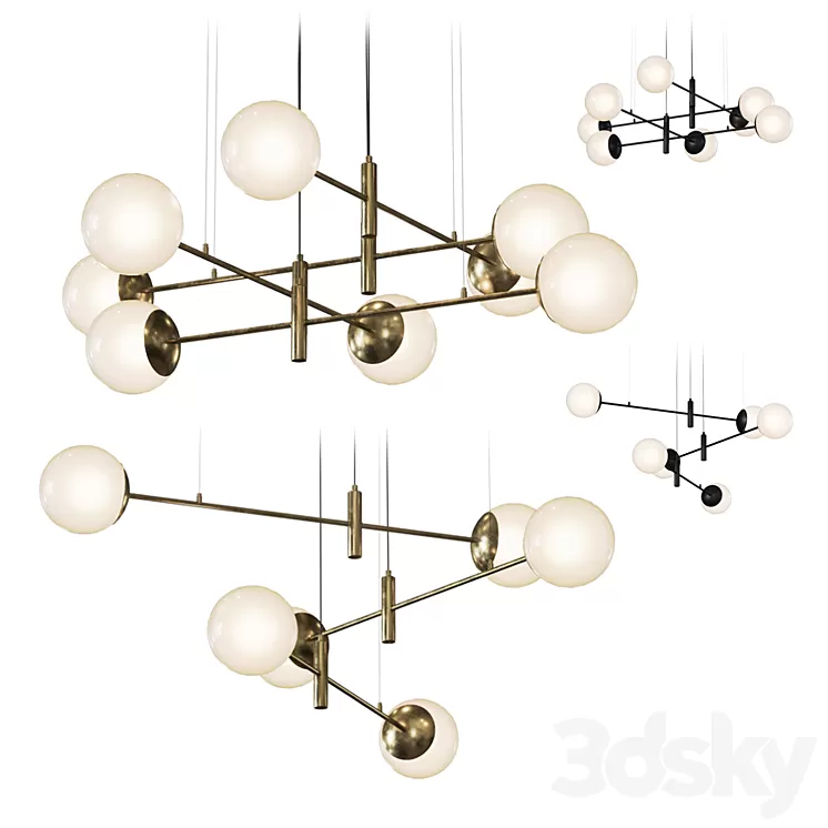 Pendant lamp Eurosvet 70146 3D Model Free Download