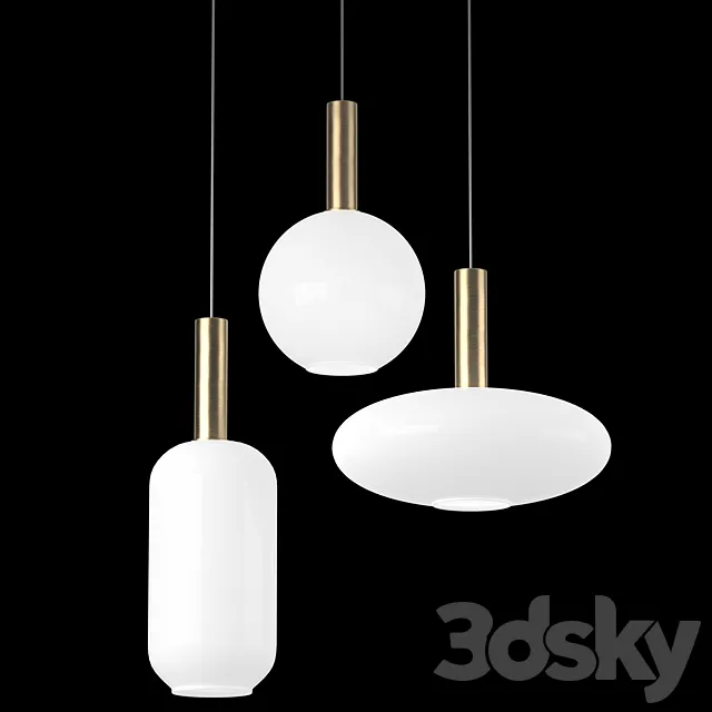 Pendant lamp Ferm Living 3D Model Pendant lamp Ferm Living 3D Model