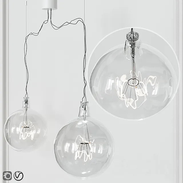 Pendant lamp Flos Bulbo 57 type 1 3DModel