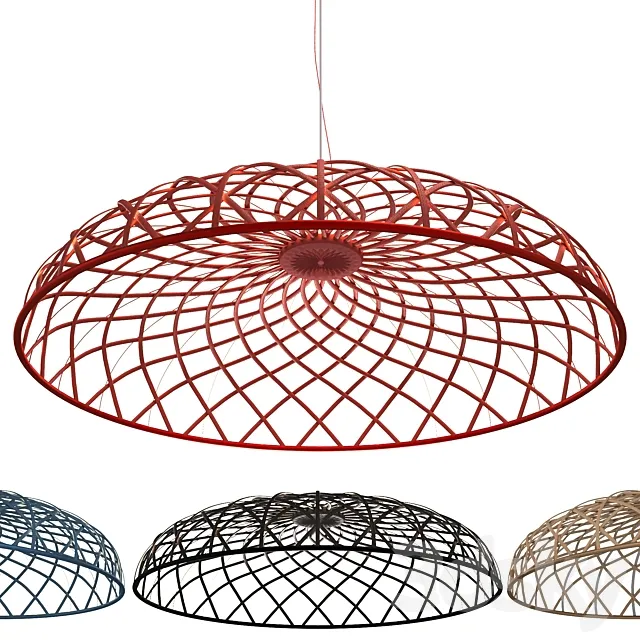 Pendant lamp Flos Skynest 3D Model Pendant lamp Flos Skynest 3D Model
