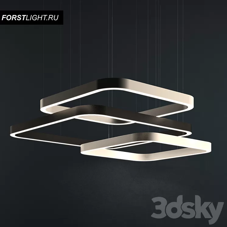 Pendant lamp Forstlight Frame 3D Model