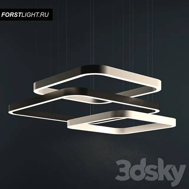 Pendant lamp Forstlight Frame 3DModel Pendant lamp Forstlight Frame 3DModel