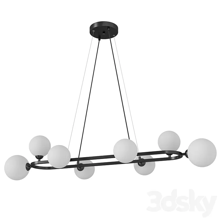 Pendant lamp Freya FR5222PL-08B1 3D Model Free Download