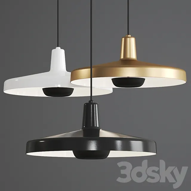 Pendant Lamp Grupa Arigato Ar-Pl Adjustable Pendant Lamp Design by Grupa Collection Arigato 3D Model Pendant Lamp Grupa Arigato Ar-Pl Adjustable Pendant Lamp Design by Grupa Collection Arigato 3D Model