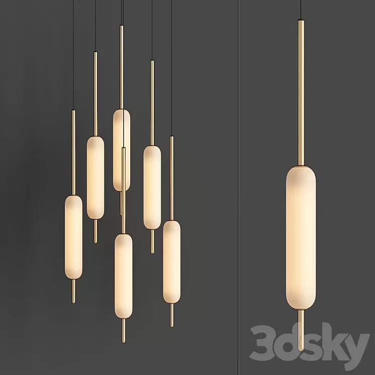 Pendant lamp IL Fanale by Romatti 3D Model Pendant lamp IL Fanale by Romatti 3D Model