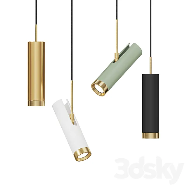 Pendant lamp in the shape of a cylinder TALSI ONE 3DModel Pendant lamp in the shape of a cylinder TALSI ONE 3DModel