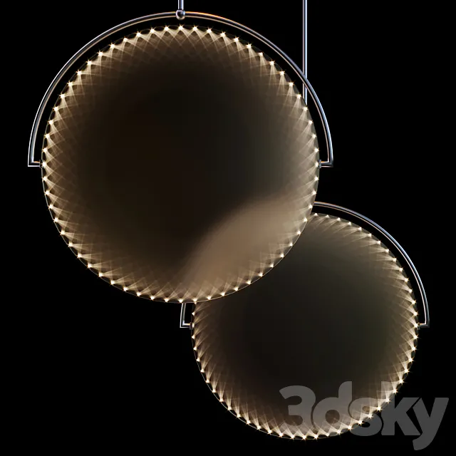 Pendant lamp Kepler D 50; 35 3D Model