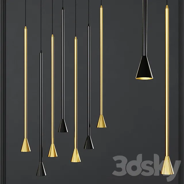 Pendant lamp Lampatron FALD 3D Model Pendant lamp Lampatron FALD 3D Model