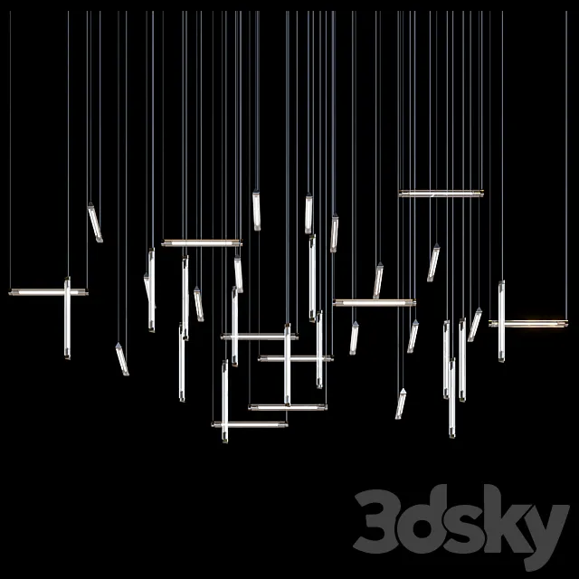 Pendant lamp Lasvit design 3D Model