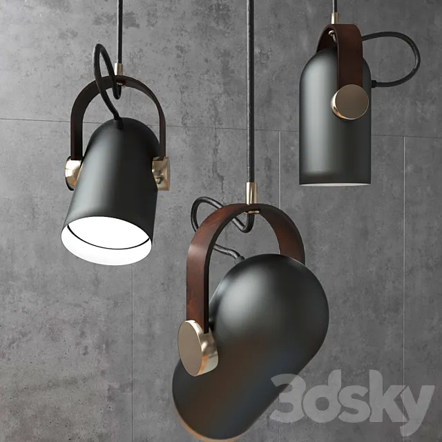 Pendant lamp Le Klint 3D Model Pendant lamp Le Klint 3D Model