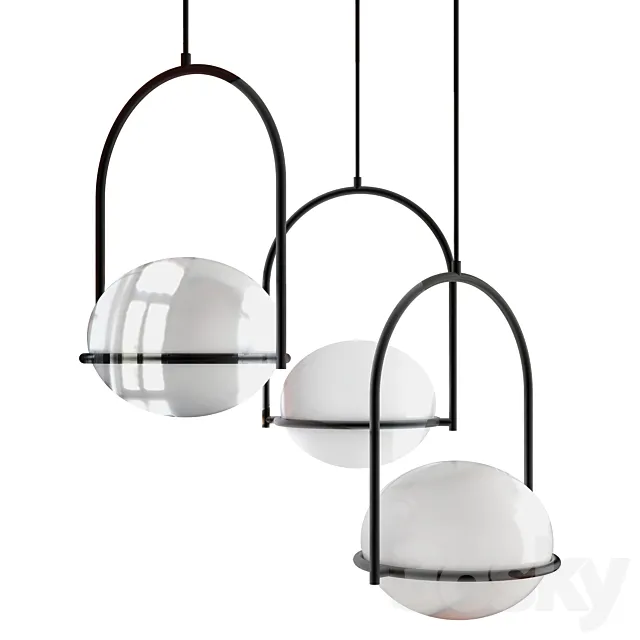 Pendant Lamp Leds C4 Coco Single 3DModel Pendant Lamp Leds C4 Coco Single 3DModel