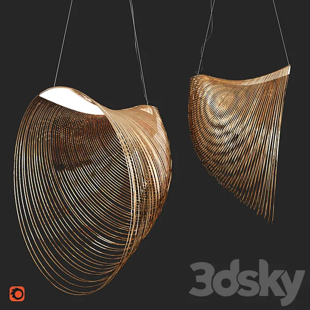 Pendant Lamp Luceplan Illan 3D Model