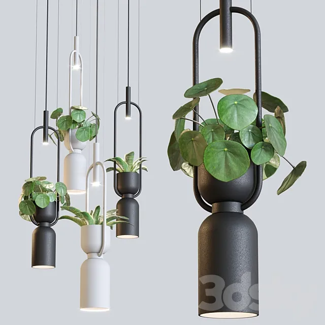 Pendant lamp luxcambra OXYGEN 3D Model