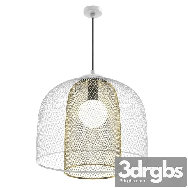 Pendant lamp made of metal mesh vanta from lampatron 3D Model Download